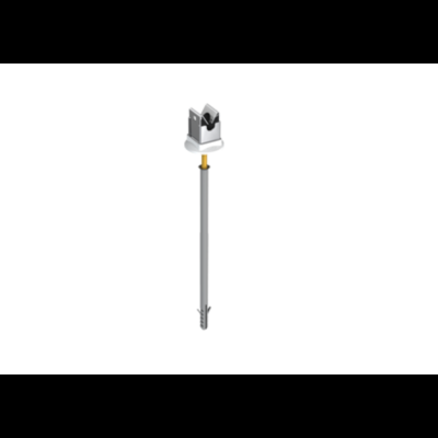 Art. 110 056_Nosač za izolirani zid, izolac. do 120 mm, Niro-Clip, tip A, vodič Ø 8mm, Inox V2A